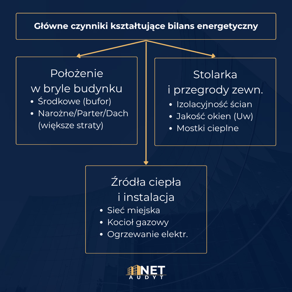 Czynniki techniczno-budowlane wpływające na zapotrzebowanie energii